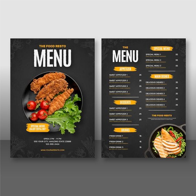 Menu Cards