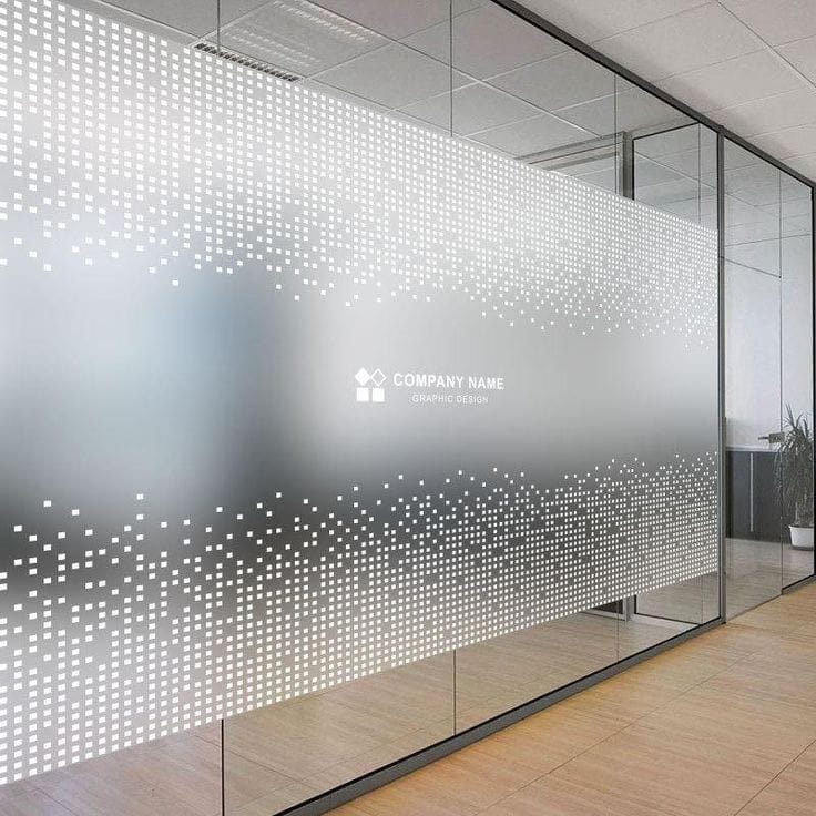 1 Way View Glass Stickers